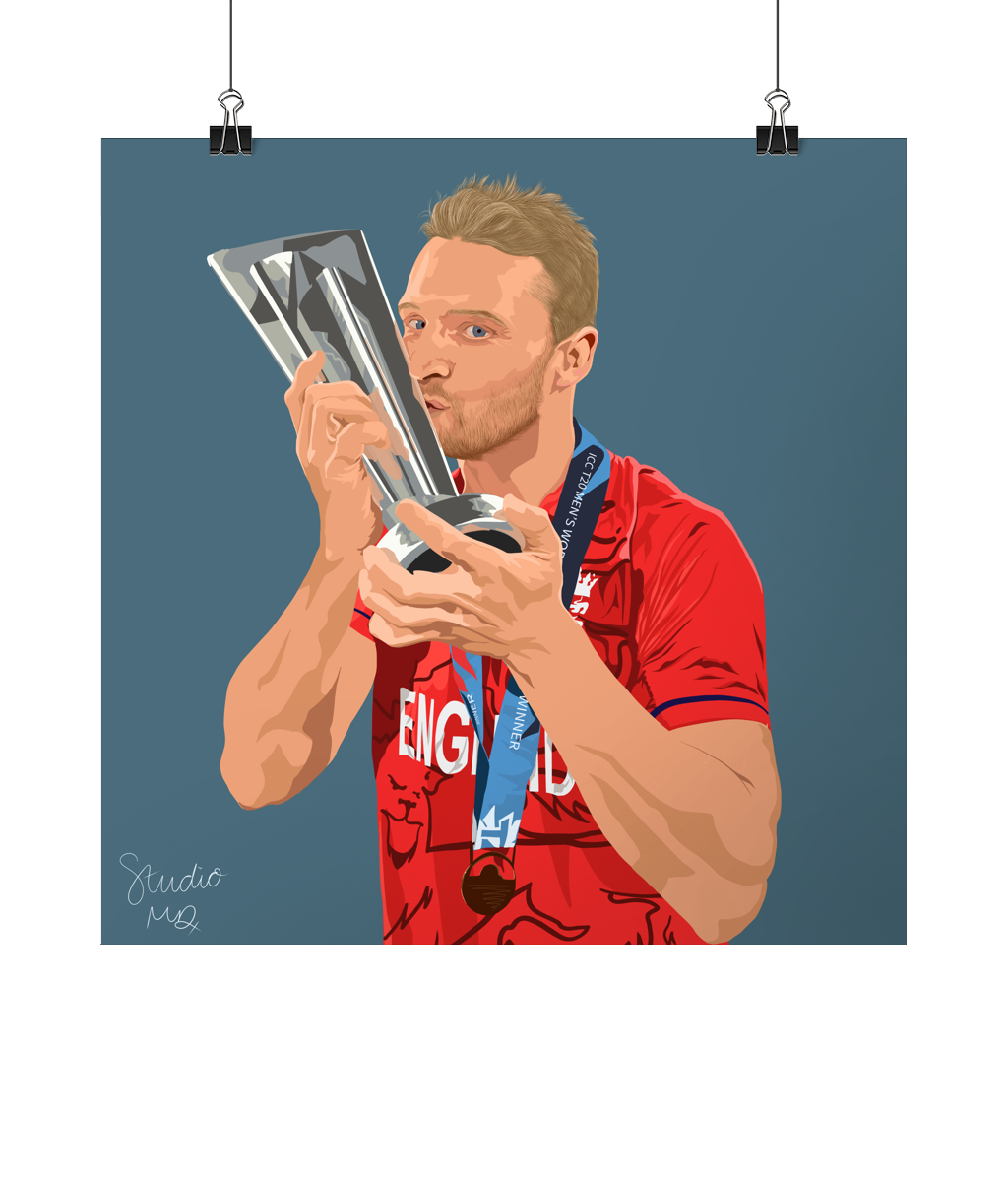 T20 Champions Lustre Art Print