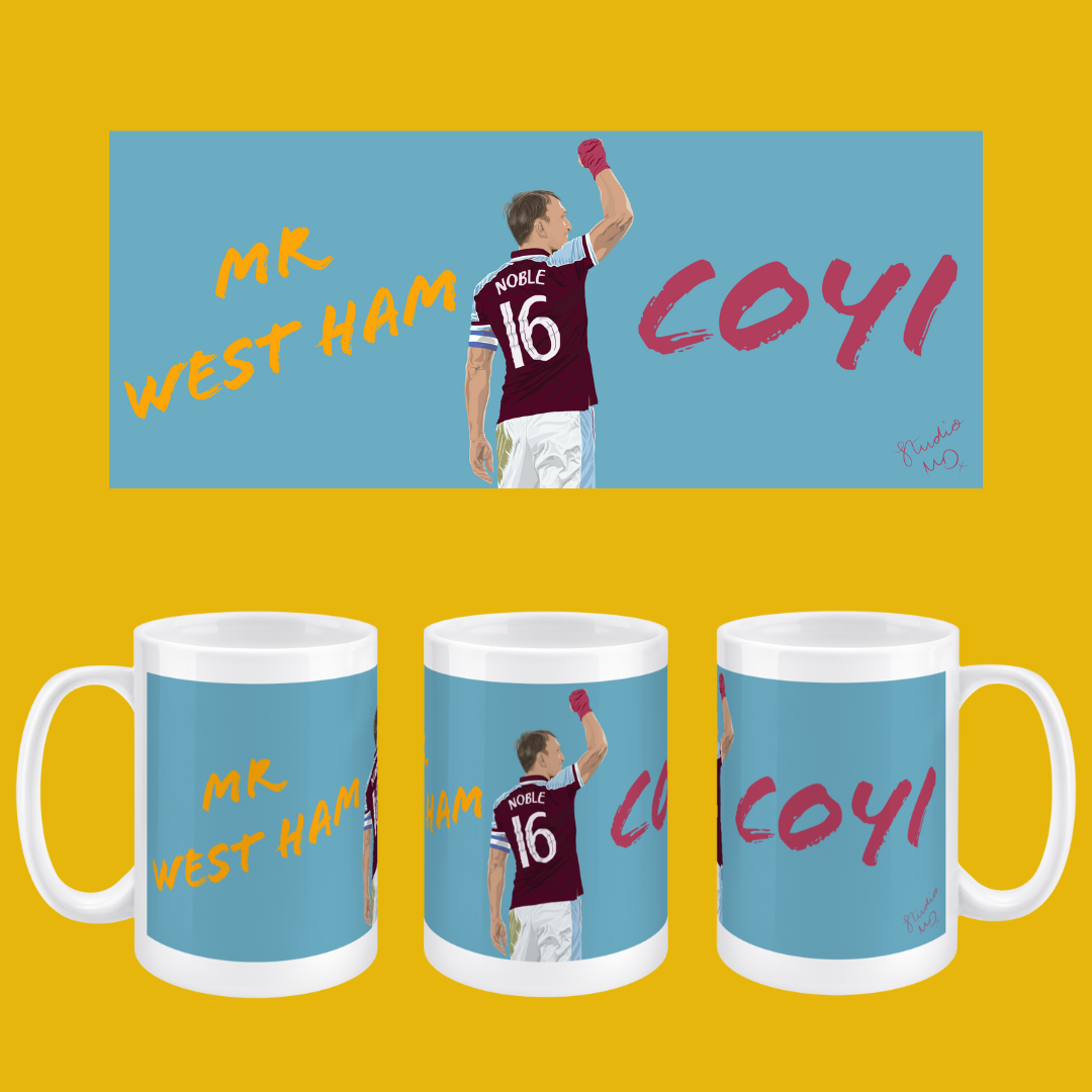 Mr West Ham Mark Noble 15oz Mug