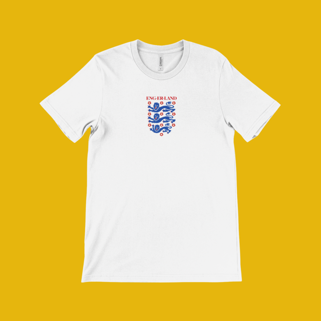 ENG-ER-LAND Three Lions Unisex T-shirt