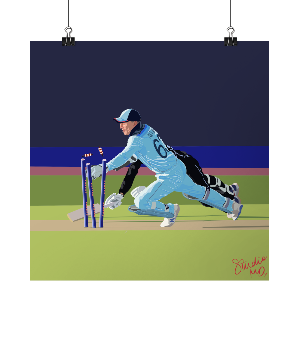 2019 World Cup Winning Moment Lustre Art Print